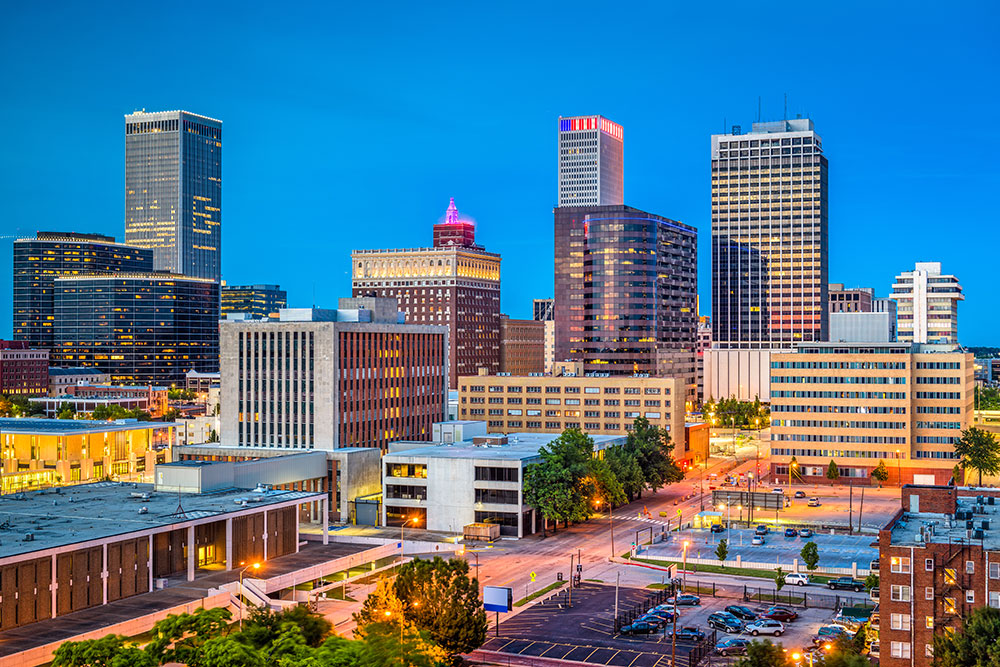 Tulsa city skyline